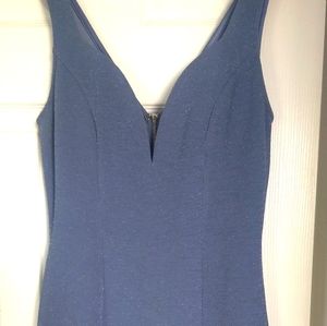 Shimmering Blue Evening Dress